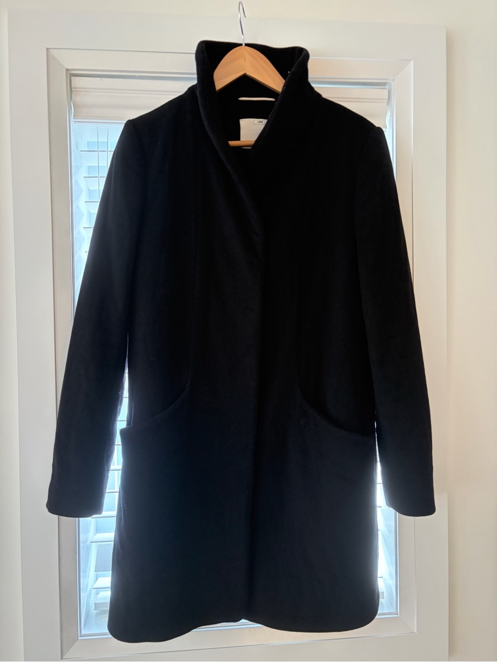 Wilfred Black Cocoon Coat